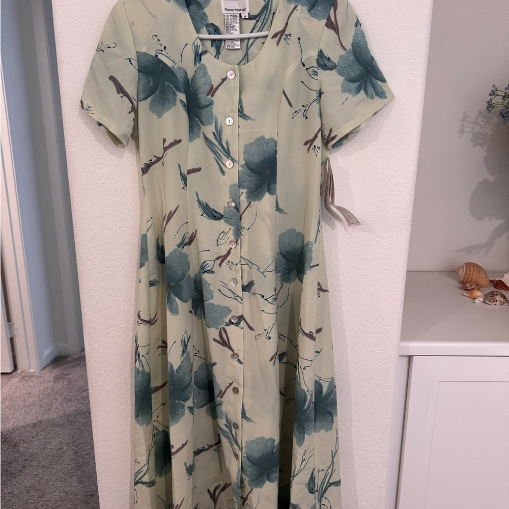 Floral Button-Down Dress